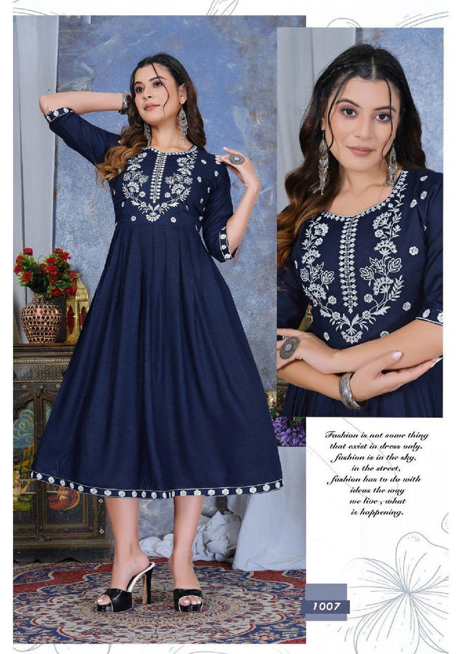 Trendy Tara Sitara Ethnic Wear Wholesale Anarakli Kurtis
